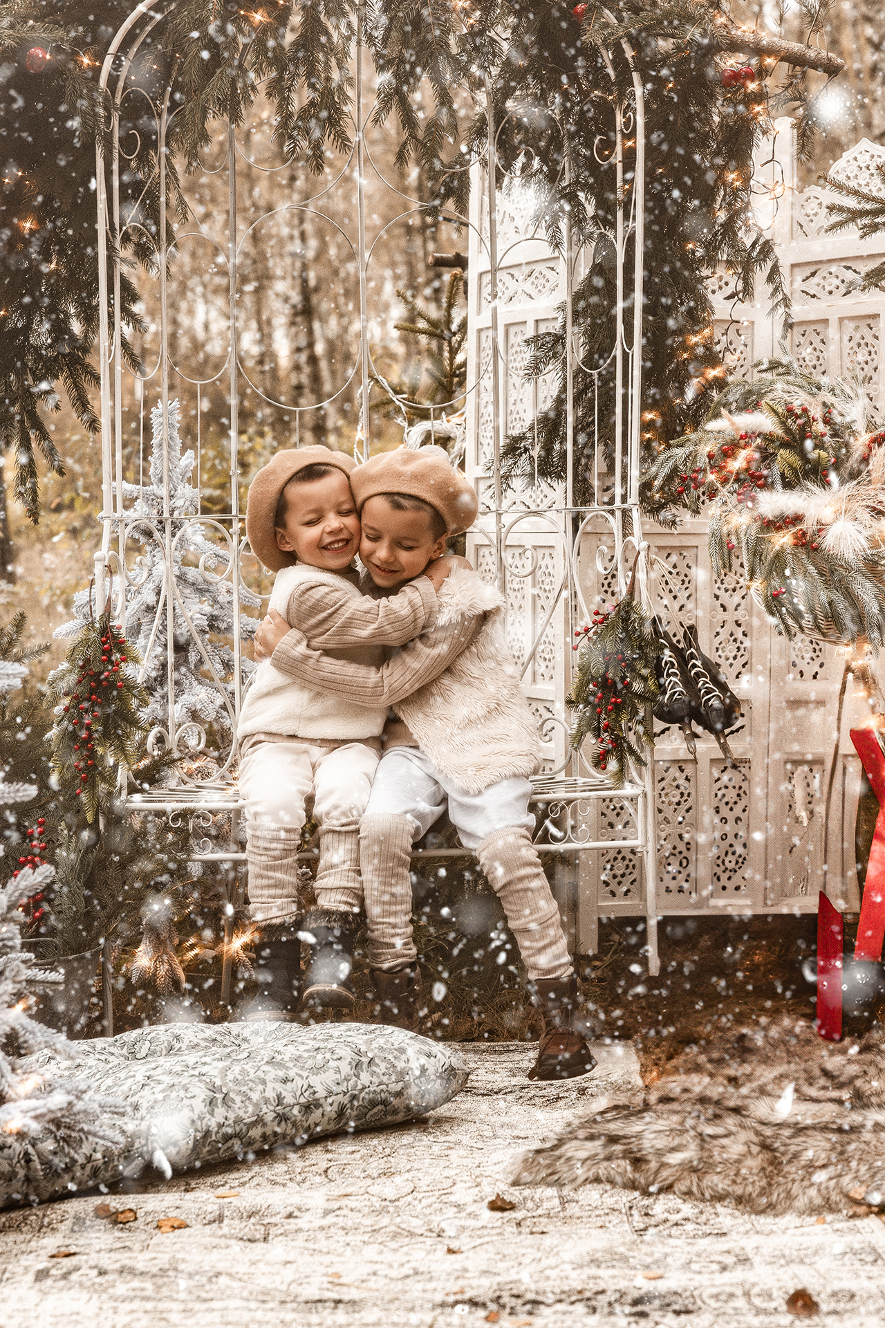 Dziecięca sesja świąteczna